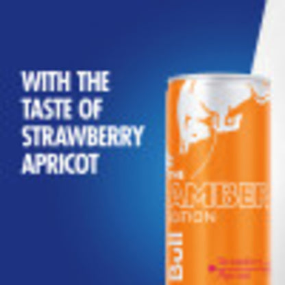 미국직구 레드불 Amber Edition Strawberry Apricot Energy Drink, 12 fl. oz., 6 Packs of 4 Cans