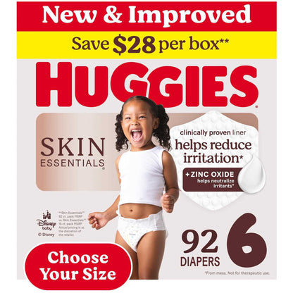 미국직구 하기스 스킨에센셜 기저귀 / Huggies Skin Essentials Baby Diapers