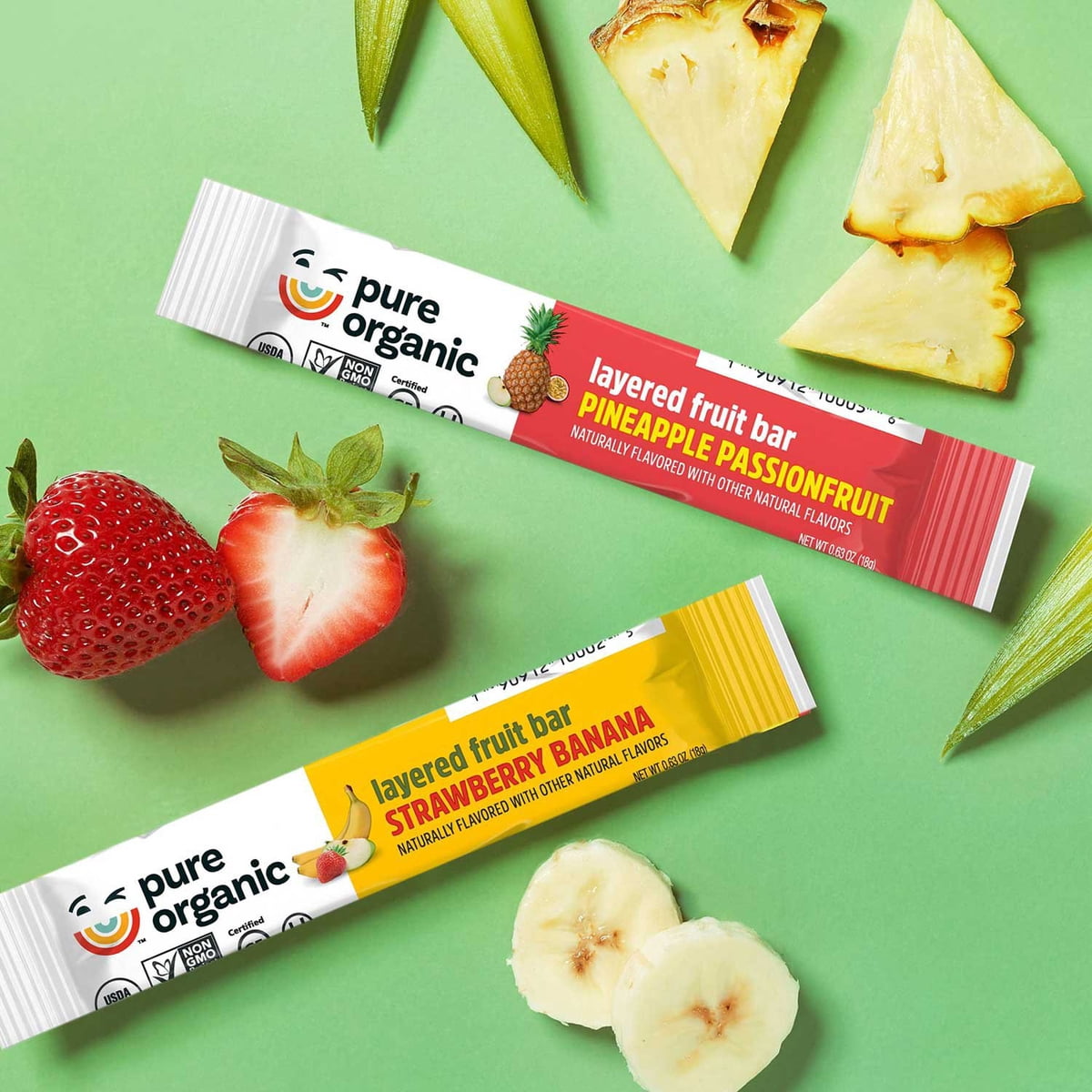 미국직구 Pure 18g / Pure Organic Layered Fruit Bars, Snack Variety Pack, 18g, 28 pk. 6