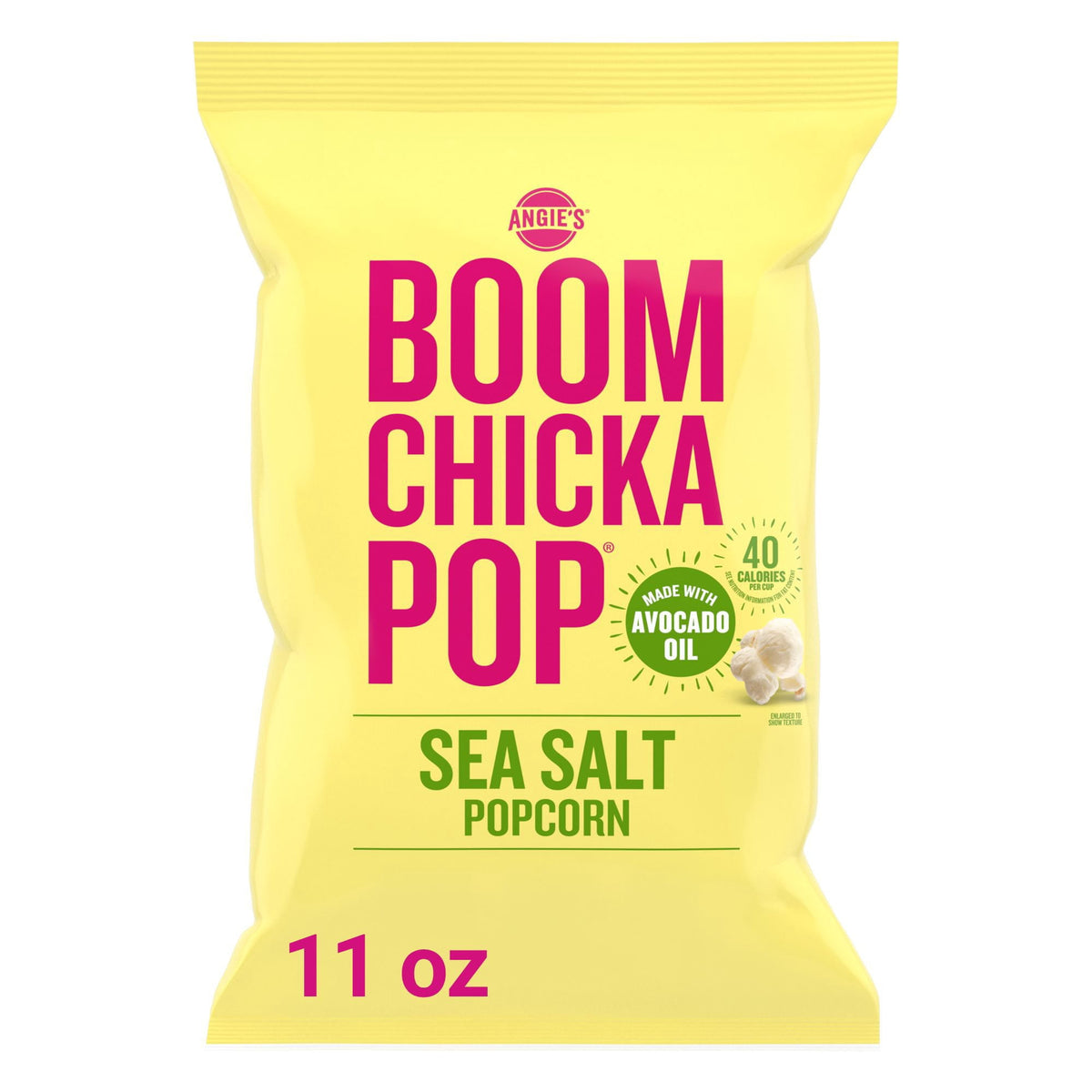 미국직구 Angie s BOOMCHICKAPOP 325ml / Angie’s BOOMCHICKAPOP Sea Salt Popcorn with Avocado Oil, 325ml 1