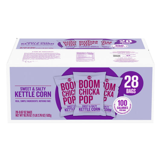 미국직구 Angie's BOOMCHICKAPOP Sweet 19g / Angie's BOOMCHICKAPOP Sweet & Salty Kettle Corn Popcorn, 19g, 1