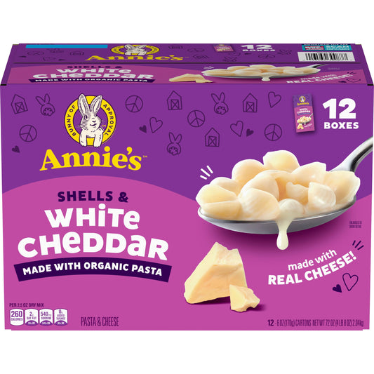 미국직구 Annie's Shells and 170g / Annie's Shells and White Cheddar Mac and Cheese 170g,12 pk. 1