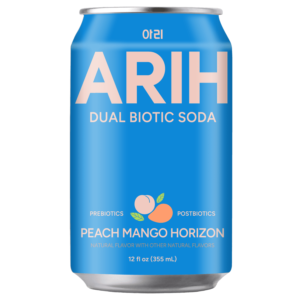 미국직구 ARIH Dual Biotic 355ml 2팩 / ARIH Dual Biotic Soda, Functional Prebiotic and Postbiotic Soda, Lo 1