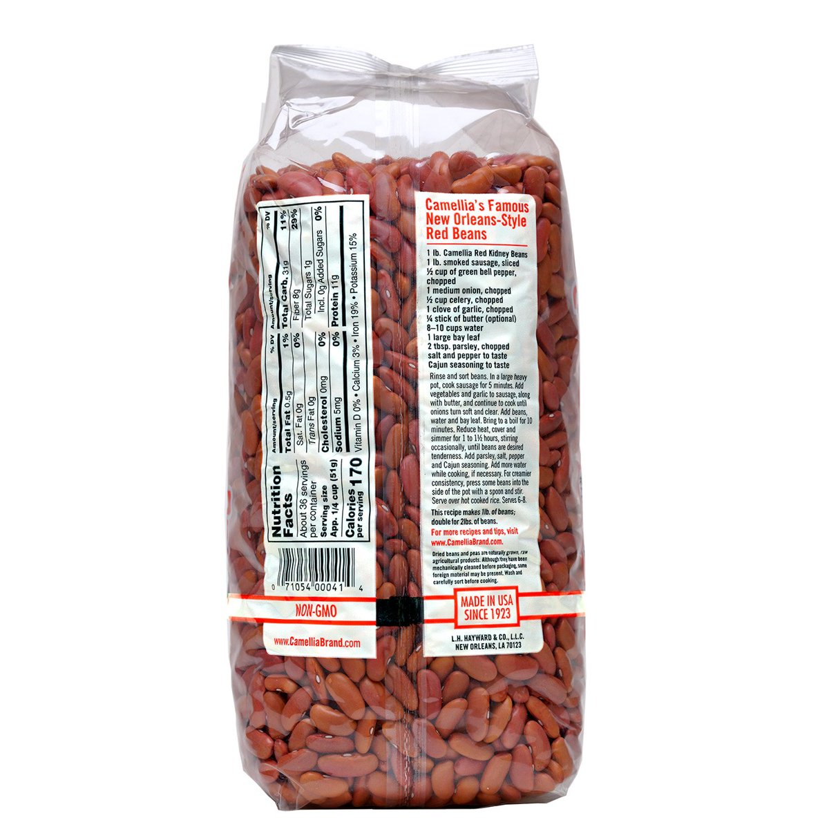 미국직구 Camellia Red Kidney / Camellia Red Kidney Beans 4 lbs. 2
