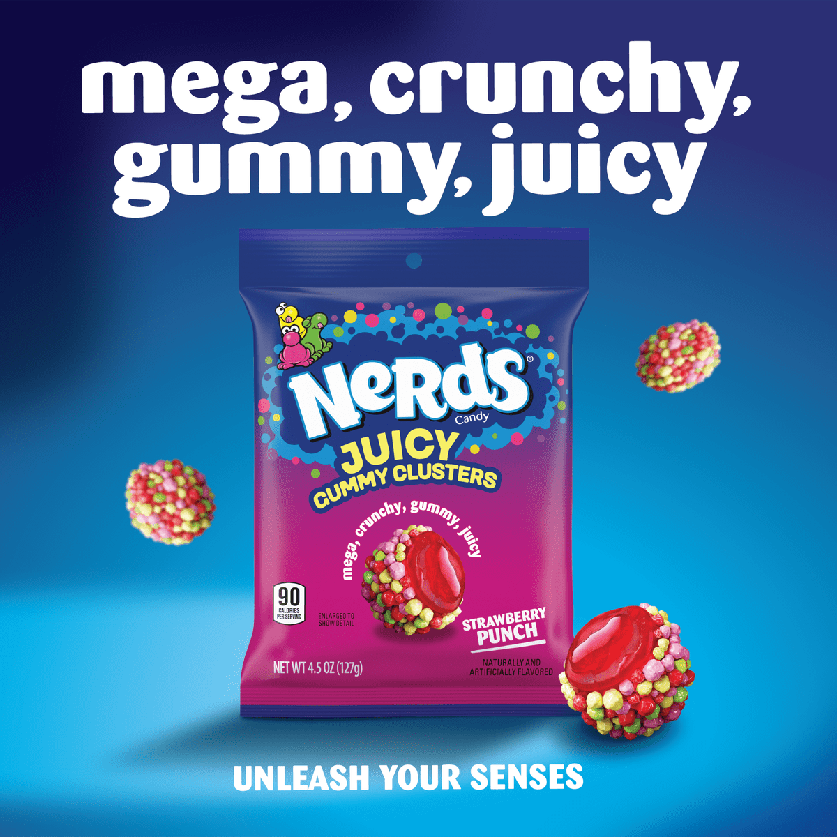 미국직구 NERDS Juicy 젤리 128g 2팩 / NERDS Juicy Gummy Clusters, Strawberry Punch, Juicy and Gumm 2