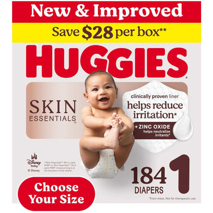 미국직구 하기스 스킨에센셜 기저귀 / Huggies Skin Essentials Baby Diapers