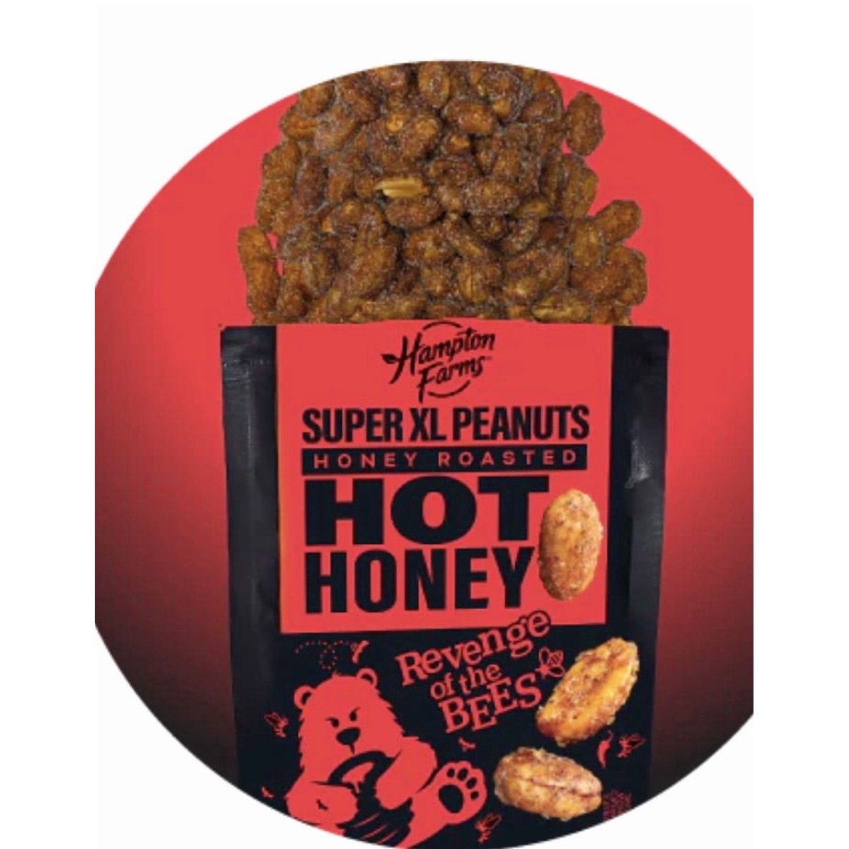 미국직구 Revenge of the 견과 454g 3팩 / Revenge of the Bees Super XL Hot Honey Virginia Peanuts S 4