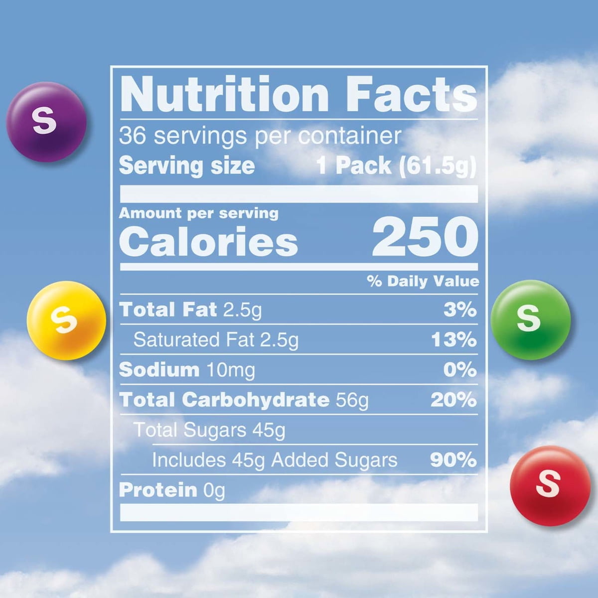 미국직구 Skittles 캔디 62g / Skittles Original Fruity Chewy Candy, Full Size, 62g, 36 pk. 2