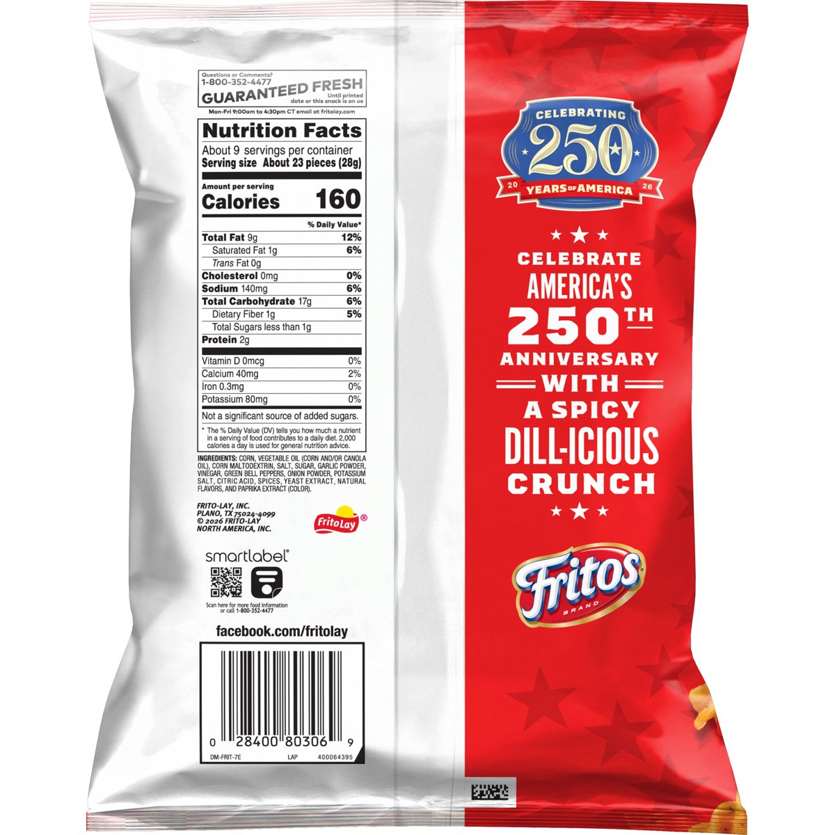 미국직구 Fritos Spicy Dill 262g / Fritos Spicy Dill Pickle Twists Corn Snack Chips, 262g 2