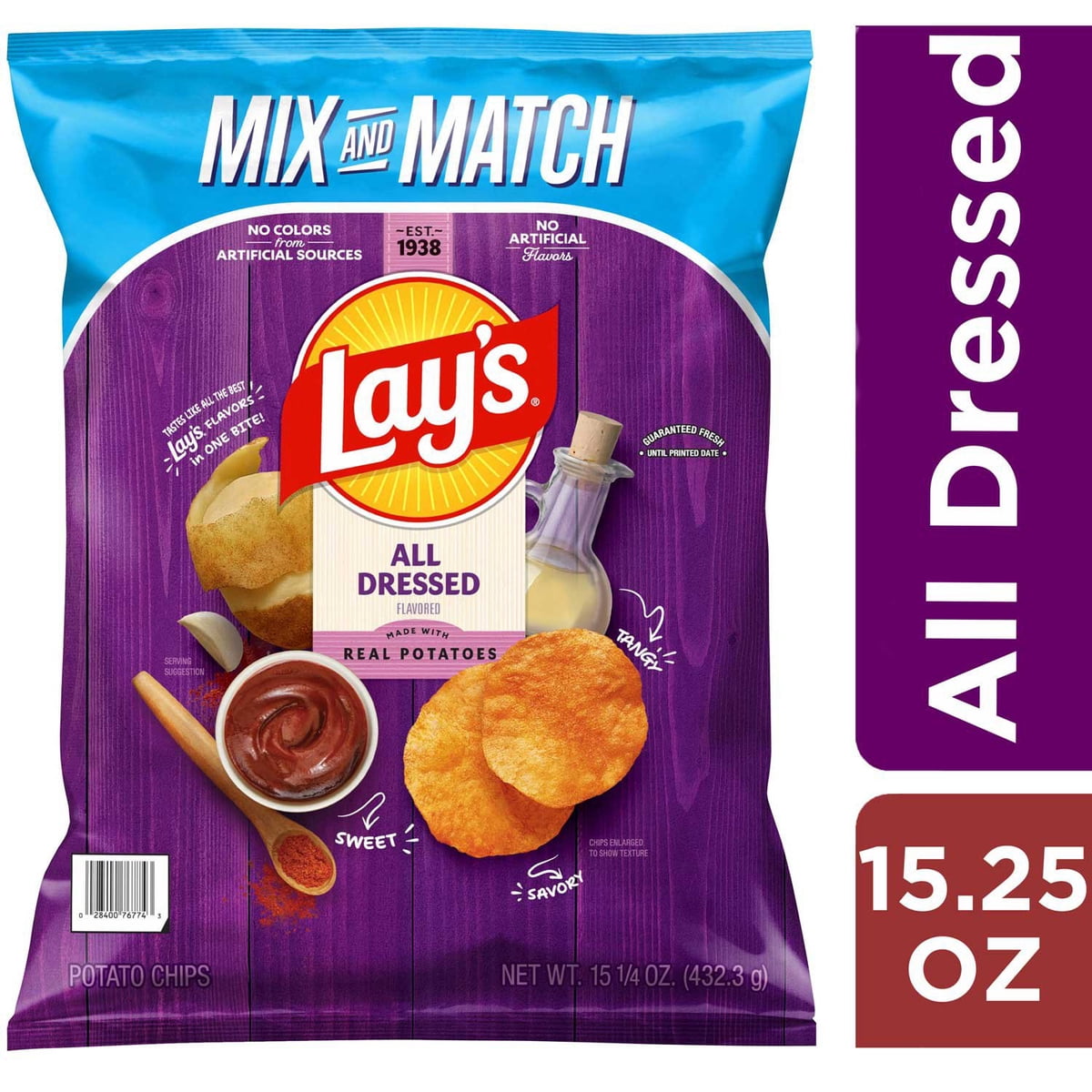 미국직구 Lay's All Dressed 432g / Lay's All Dressed Potato Chips, 432g 3