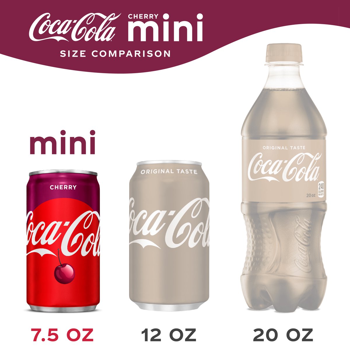 미국직구 Coca-Cola Cherry Mini 222ml / Coca-Cola Cherry Mini Soda Pop Soft Drink, 222ml, 6 Can 5