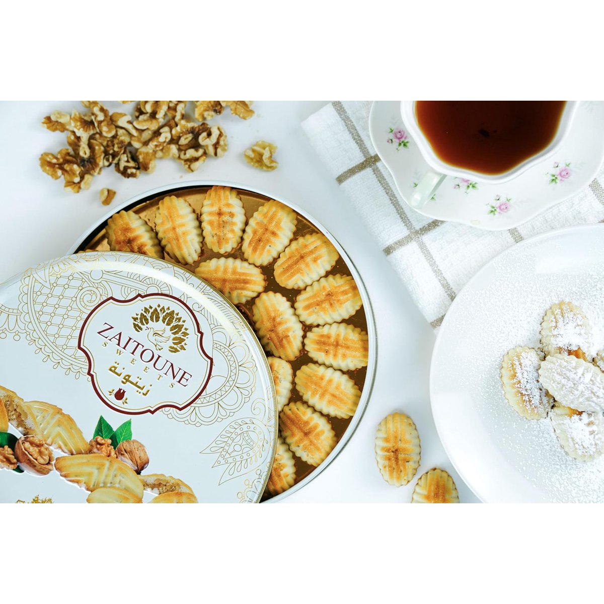 미국직구 Zaitoune Walnut Maamoul 견과 600g / Zaitoune Walnut Maamoul Cookies, 600g 2