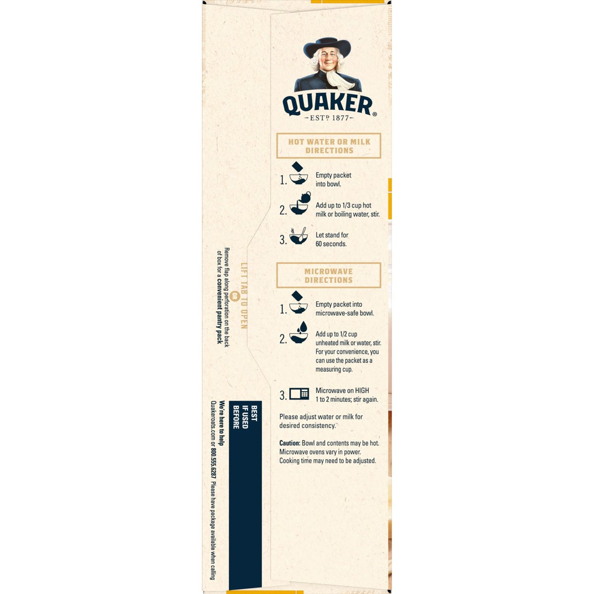 미국직구 Quaker Instant Oatmeal 31ml / Quaker Instant Oatmeal Bananas & Cream 31ml 8 Count x2  3