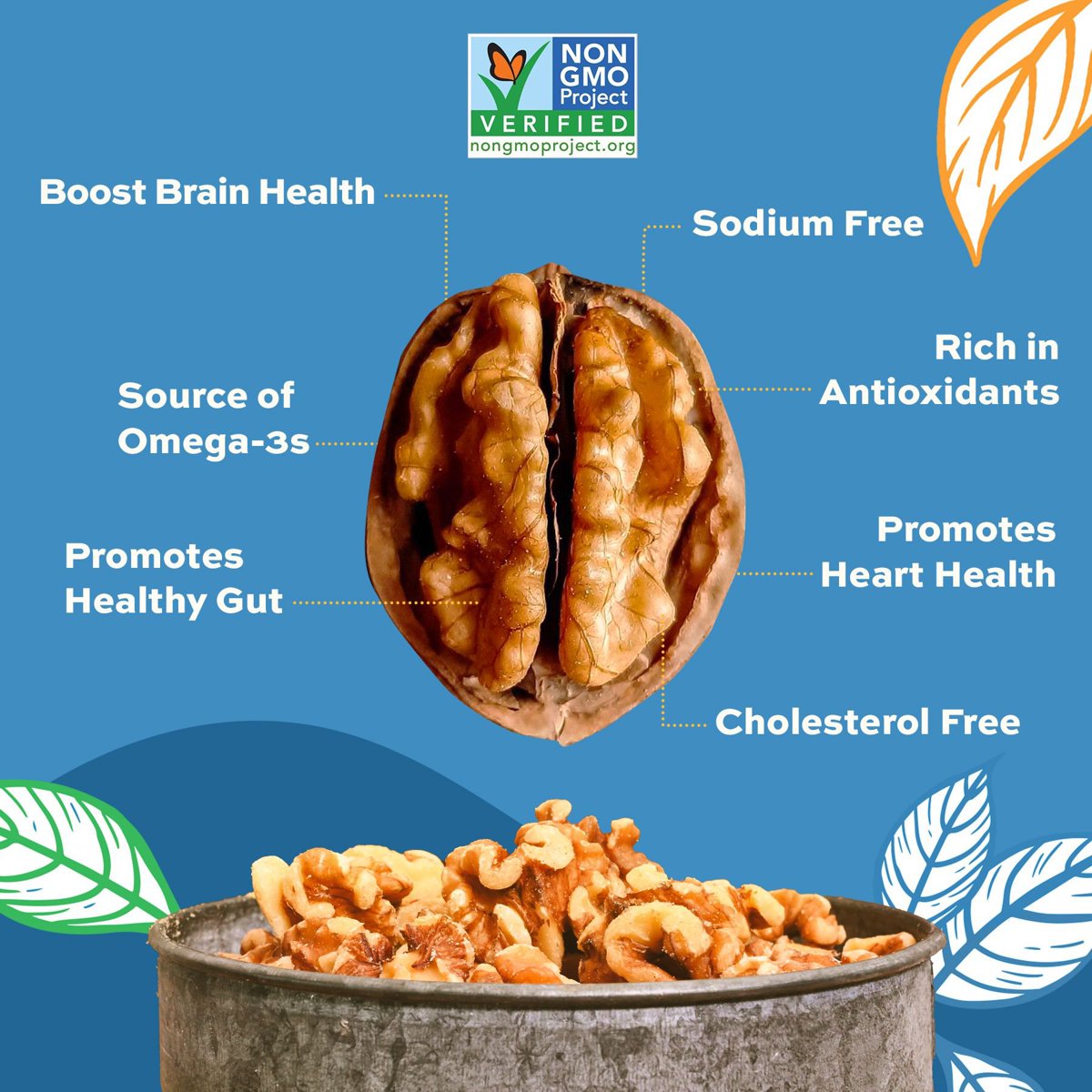 미국직구 멤버스마크 견과 907g / Member's Mark Natural Shelled Walnuts, 907g 5