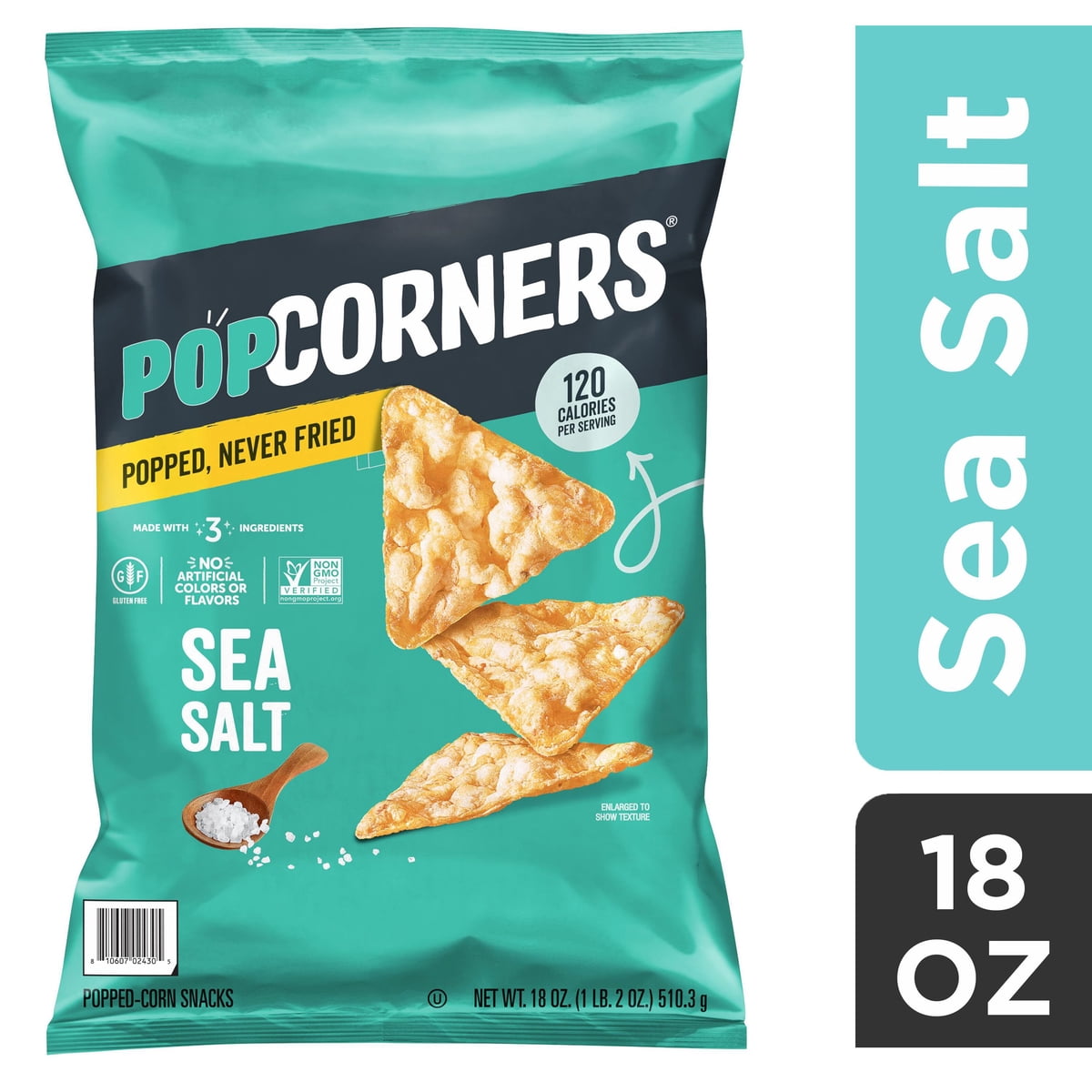 미국직구 PopCorners Sea Salt 510g / PopCorners Sea Salt Flavored Whole Grain Snacks, 510g 3