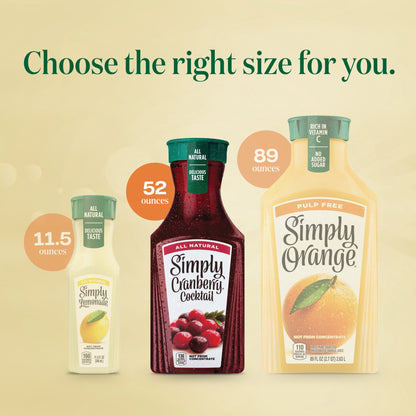 미국직구 심플리 Cranberry Cocktail Juice Drink Bottle, 52 fl oz