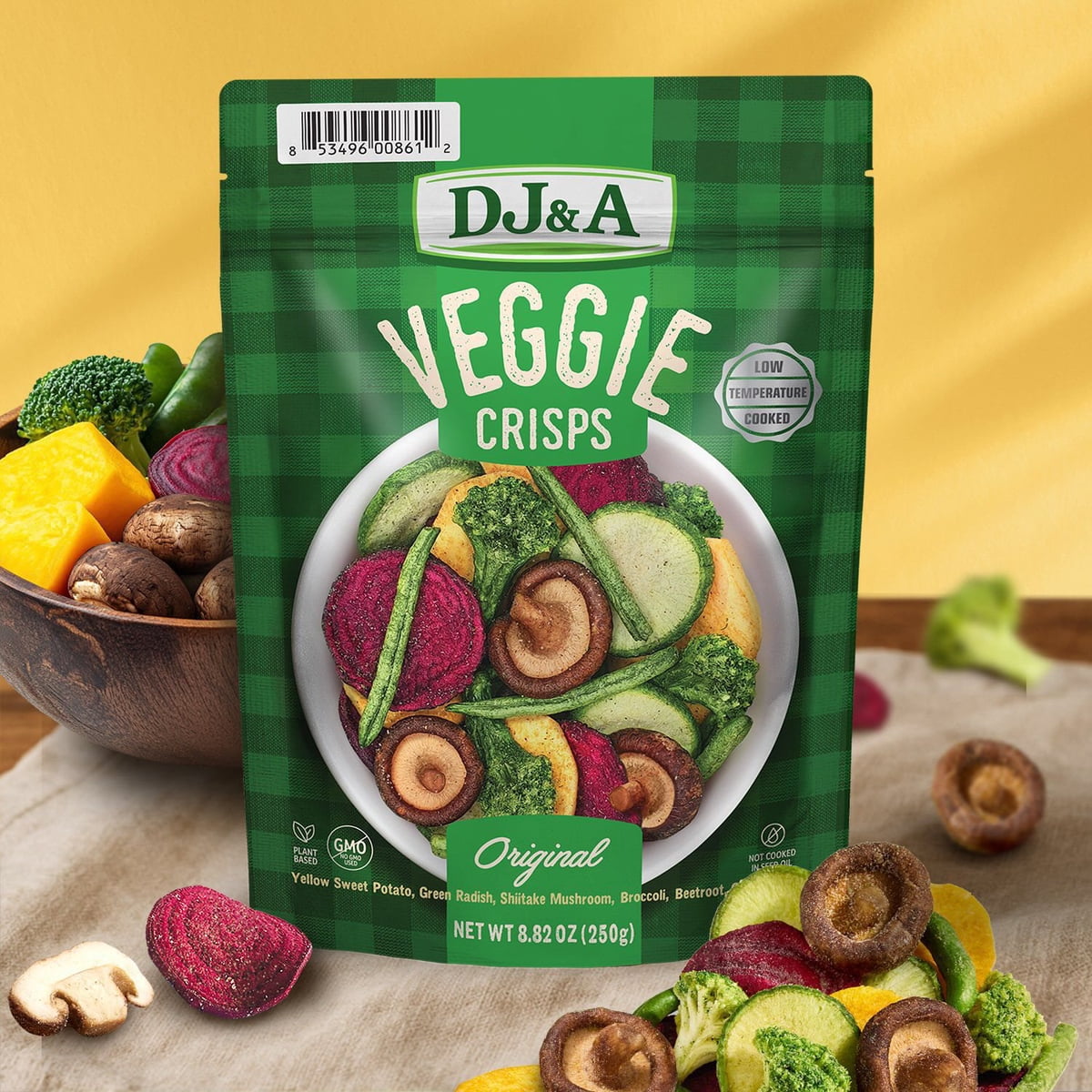 미국직구 DJ&A Veggie Crisps 249g / DJ&A Veggie Crisps Original, 249g 4