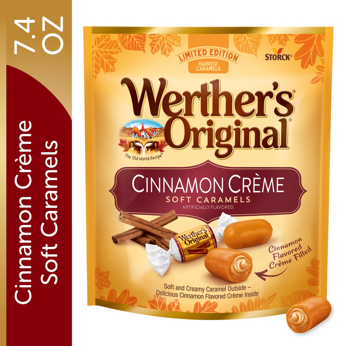 미국직구 Werther's 210g 2팩 / Werther's Original Limited Edition Fall Harvest Cinnamon Crème So 2