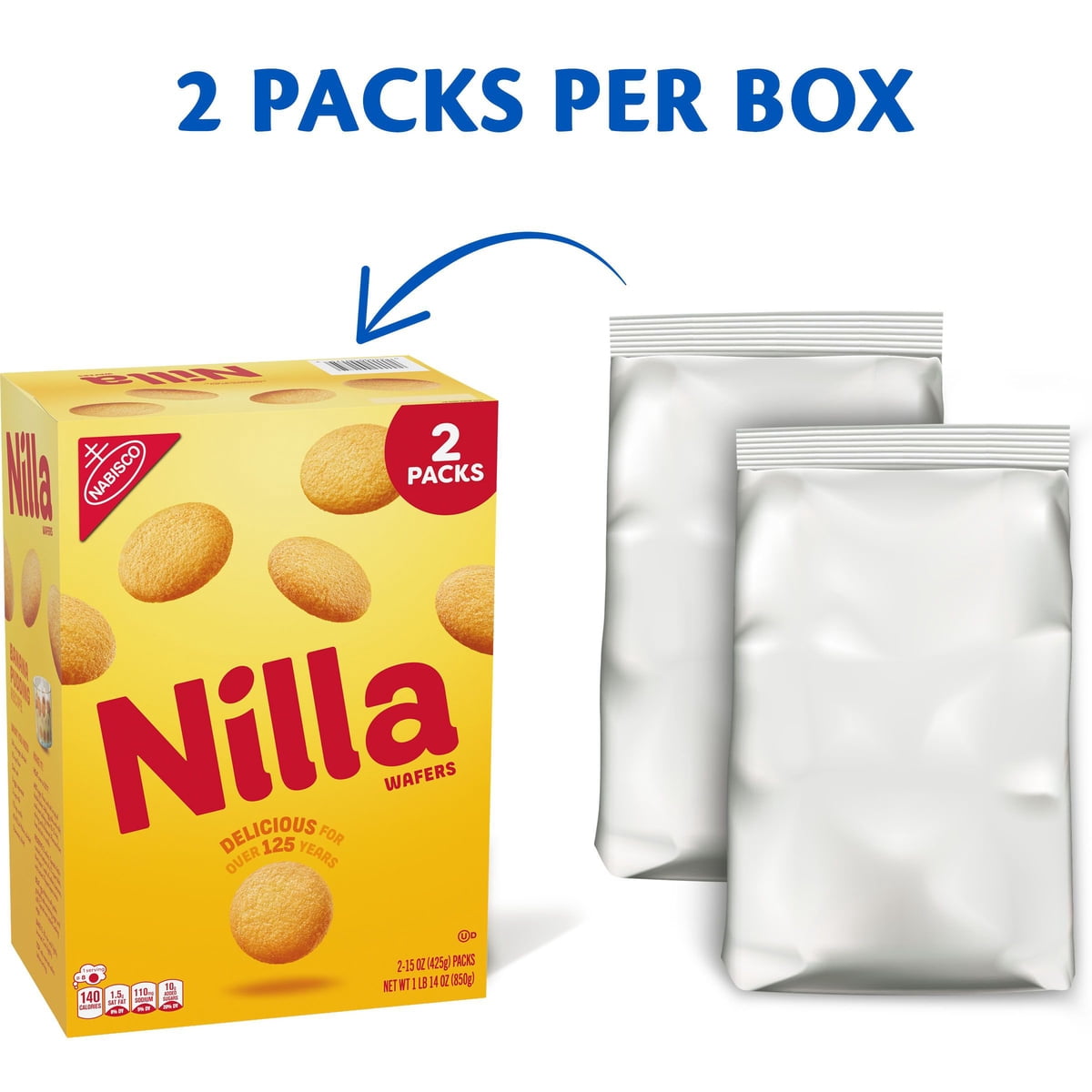 미국직구 Nilla Wafers Vanilla 과자 425g / Nilla Wafers Vanilla Wafer Cookies, 2pk., 425g 3