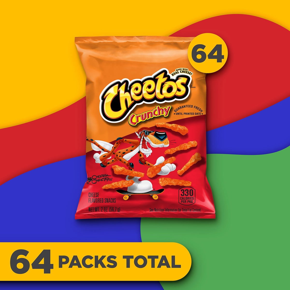 미국직구 Cheetos Crunchy Cheese 57g / Cheetos Crunchy Cheese Snacks, 57g, 64 pk. 3