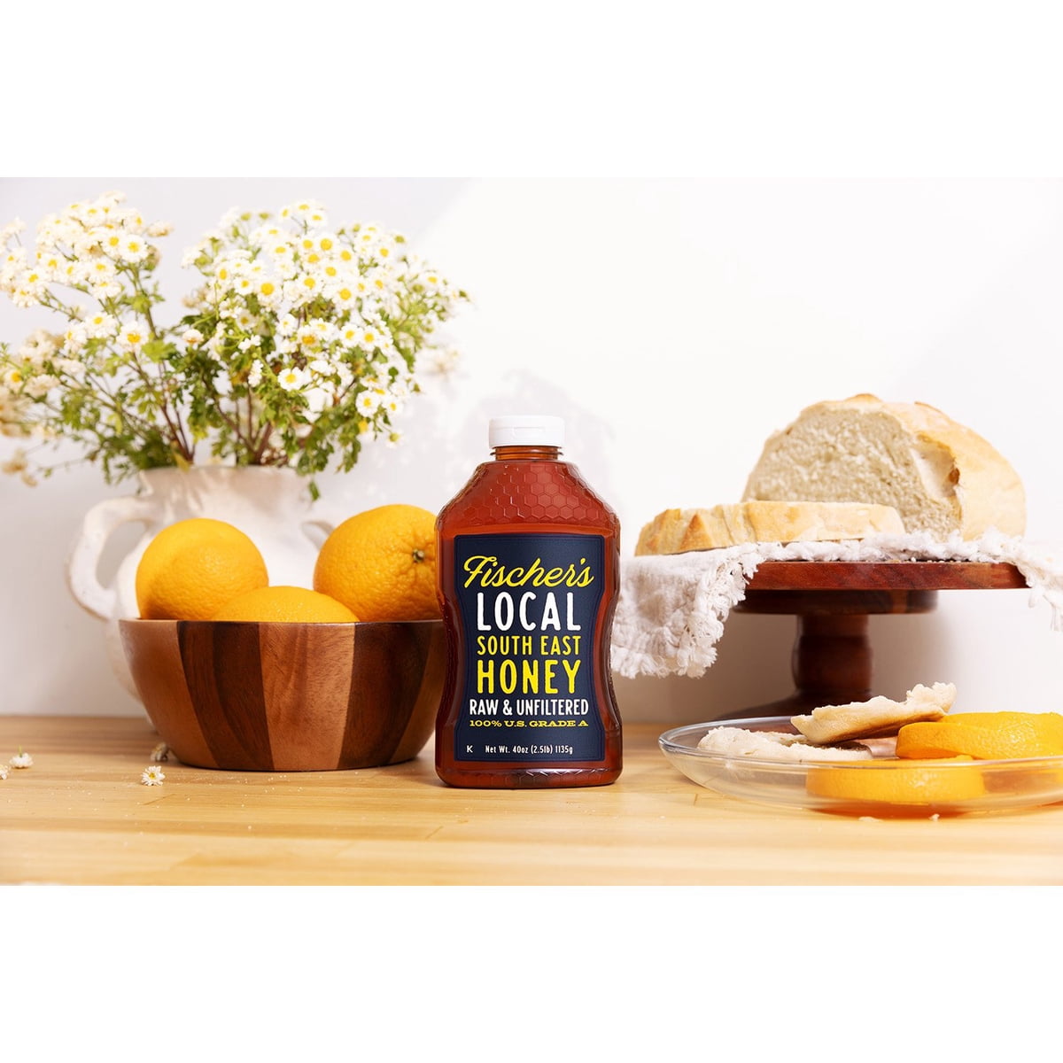 미국직구 Fischer's Raw and 1.1kg / Fischer's Raw and Unfiltered Honey, 1.1kg 3