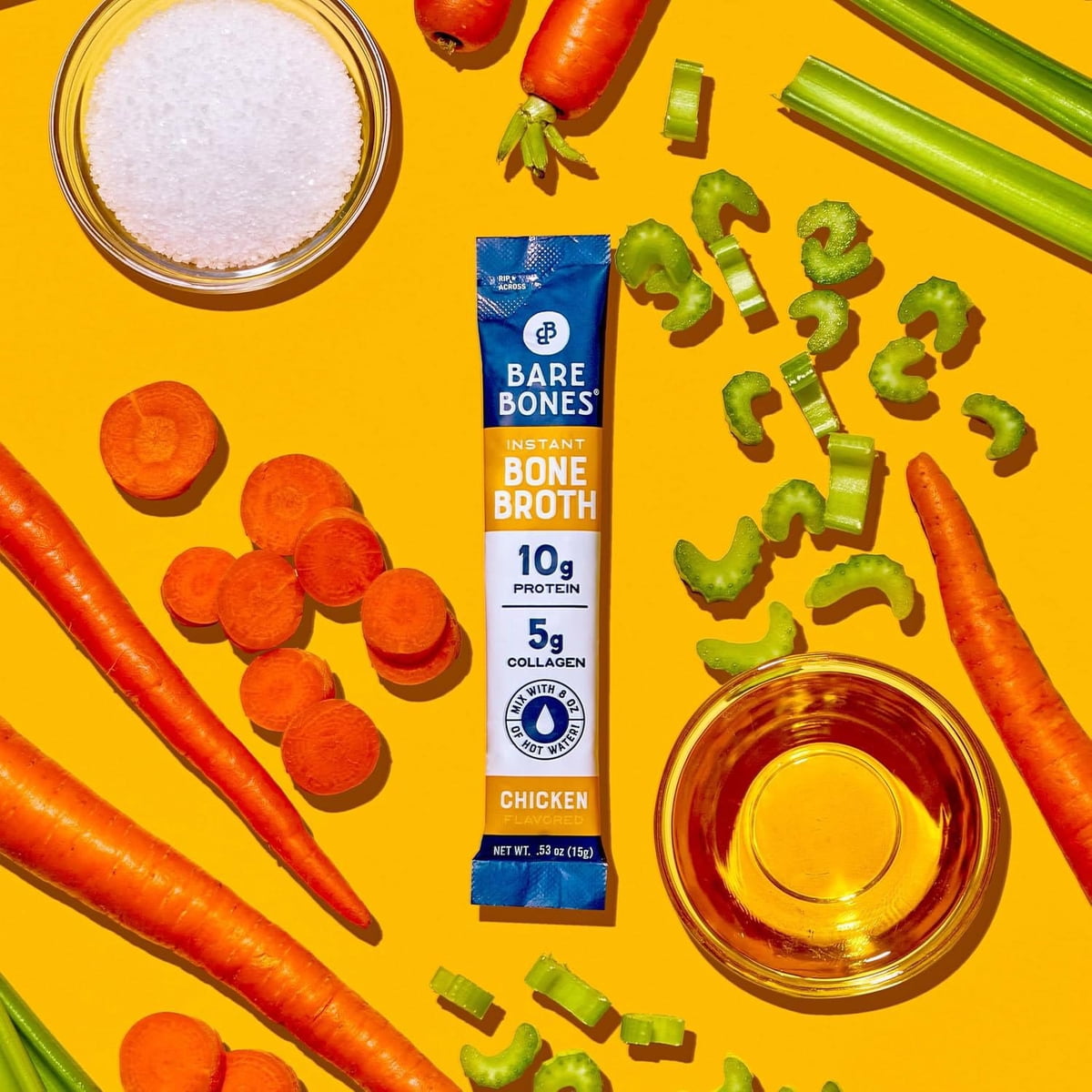 미국직구 Bare Bones Instant 120g 8팩 / Bare Bones Instant Chicken Bouillon Bone Broth Sticks, 1 7