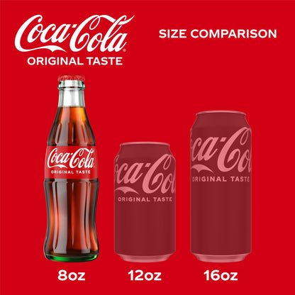미국직구 코카콜라 Cane Sugar Soda Pop Glass Bottles, 8 fl oz, 6 Pack, Cane Sugar