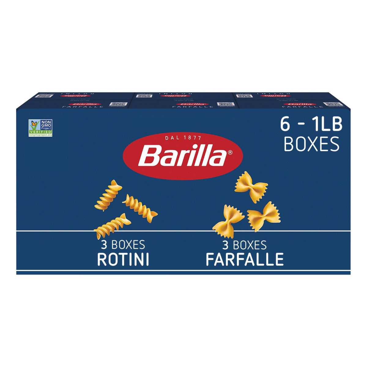 미국직구 Barilla Pasta Rotini / Barilla Pasta Rotini & Farfalle, Variety Pack, 1 lb., 6 pk. 1