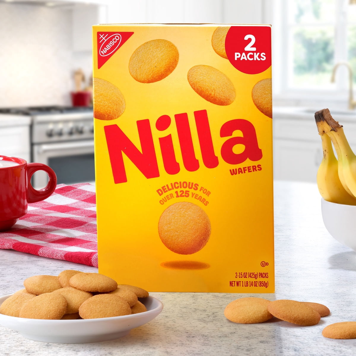 미국직구 Nilla Wafers Vanilla 과자 425g / Nilla Wafers Vanilla Wafer Cookies, 2pk., 425g 6