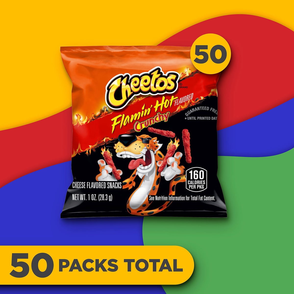미국직구 Cheetos Flamin' Hot 28g / Cheetos Flamin' Hot Crunchy Snacks, 28g, 50 pk. 3