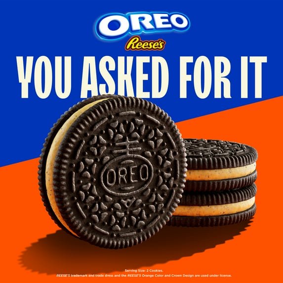 미국직구 2 pack OREO 초콜릿 350g 2팩 / 2 pack OREO REESE'S Peanut Buttery Creme Chocolate Sandwich 3