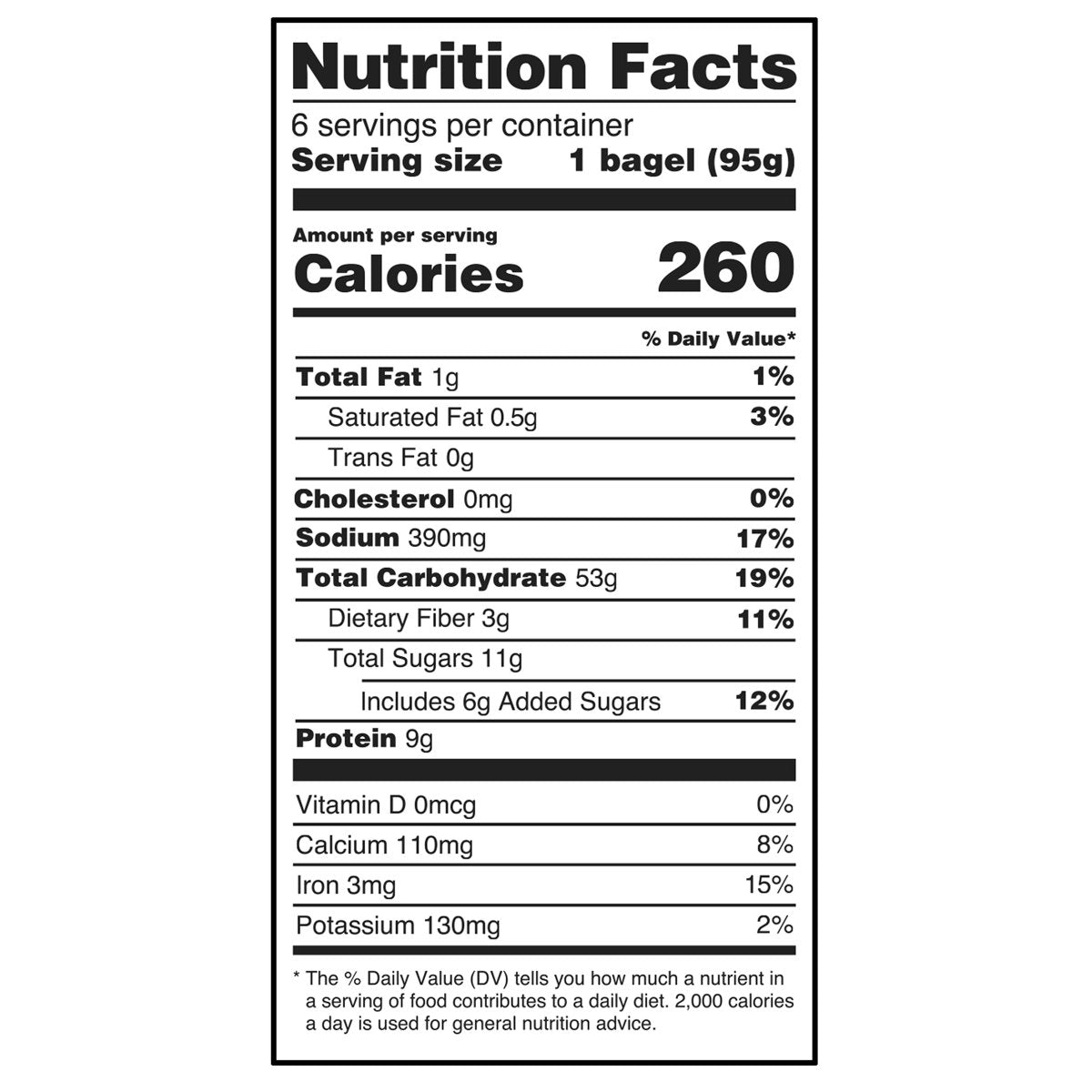 미국직구 Great Value Pre-Sliced 567g / Great Value Pre-Sliced Cinnamon Raisin Bagels, 567g, 6  3