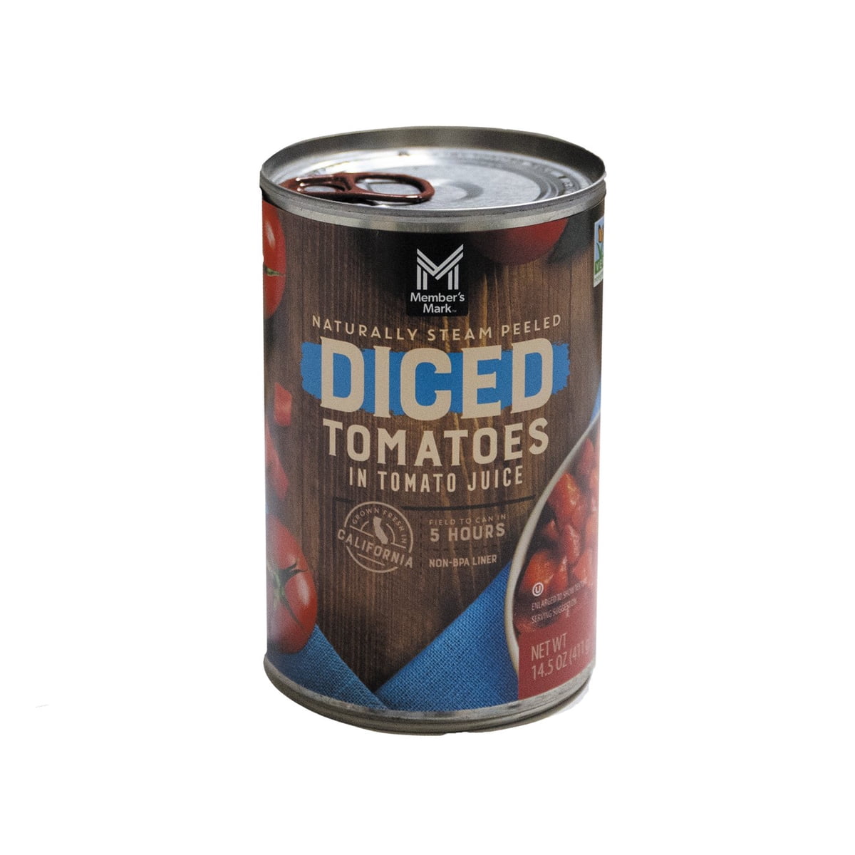 미국직구 멤버스마크 411g / Member's Mark Diced Tomatoes in Tomato Juice, 411g, 12 pk. 6
