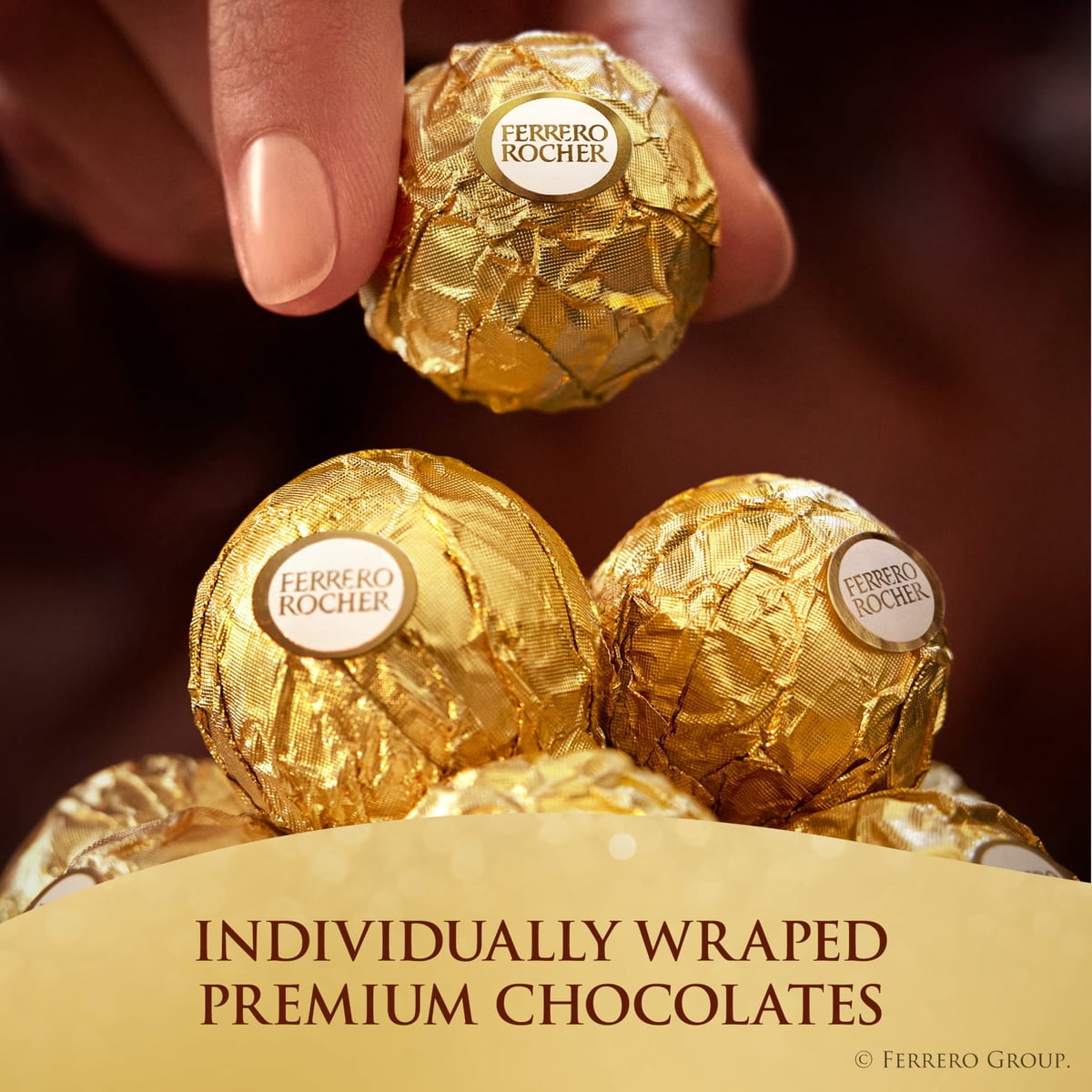 미국직구 Ferrero Rocher 초콜릿 37g 2팩 / Ferrero Rocher Gourmet Hazelnut Milk Chocolate, 3 Individ 3