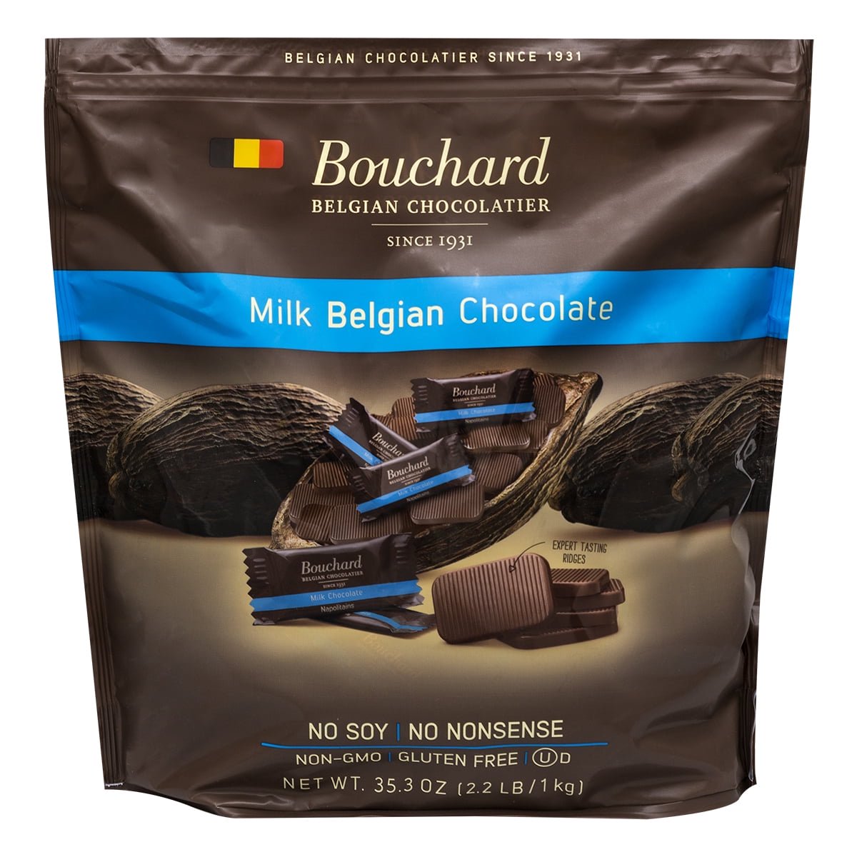 미국직구 Belgian 초콜릿 998g / Belgian Milk Chocolate Napolitains 998g (2.2 LB/1KG) 1