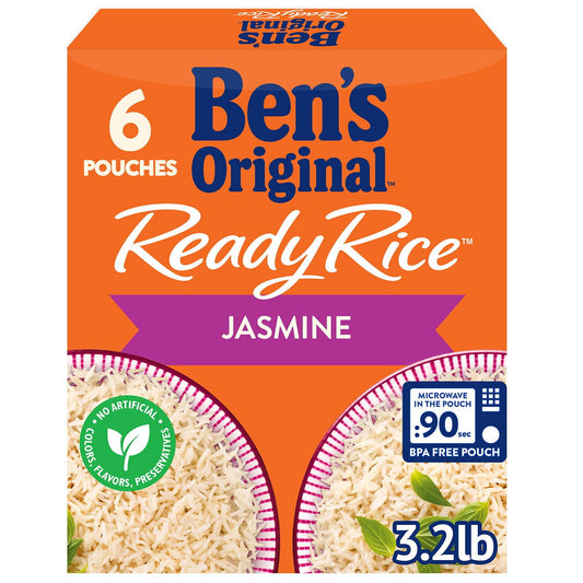 미국직구 Ben's 241g / Ben's Original Ready Jasmine Rice, 241g, 6 pk. 1