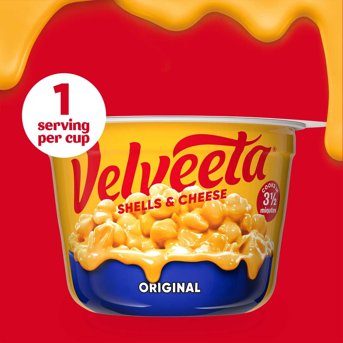 미국직구 Velveeta Shells and 68g 12팩 / Velveeta Shells and Cheese Original Microwavable Sauce  6