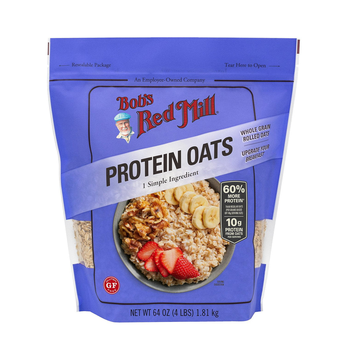 미국직구 Bob's Red Mill 1.8kg / Bob's Red Mill Gluten Free Protein Oats, 1.8kg 1