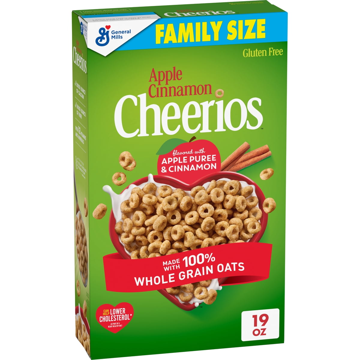 미국직구 Bought 539g 2팩 / Bought 5+ times Apple Cinnamon Cheerios, Heart Healthy Gluten Free Cer 1