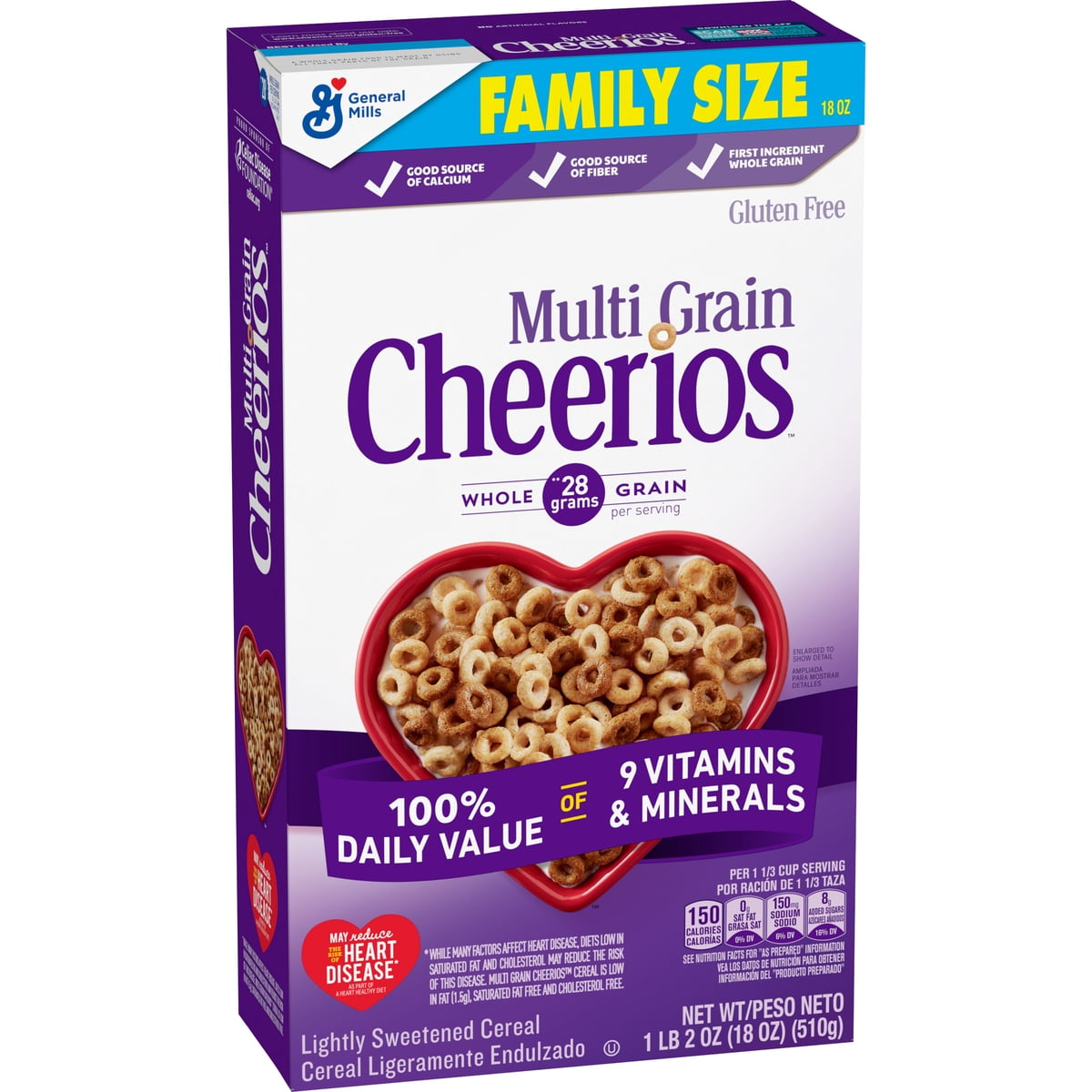 미국직구 Bought 510g 2팩 / Bought 5+ times Multi Grain Cheerios, Heart Healthy Breakfast Cereal 1