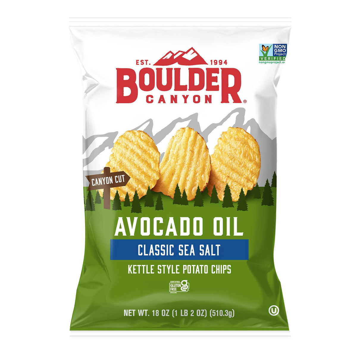 미국직구 Boulder Canyon Avocado 532ml / Boulder Canyon Avocado Oil Potato Chips, 532ml 1