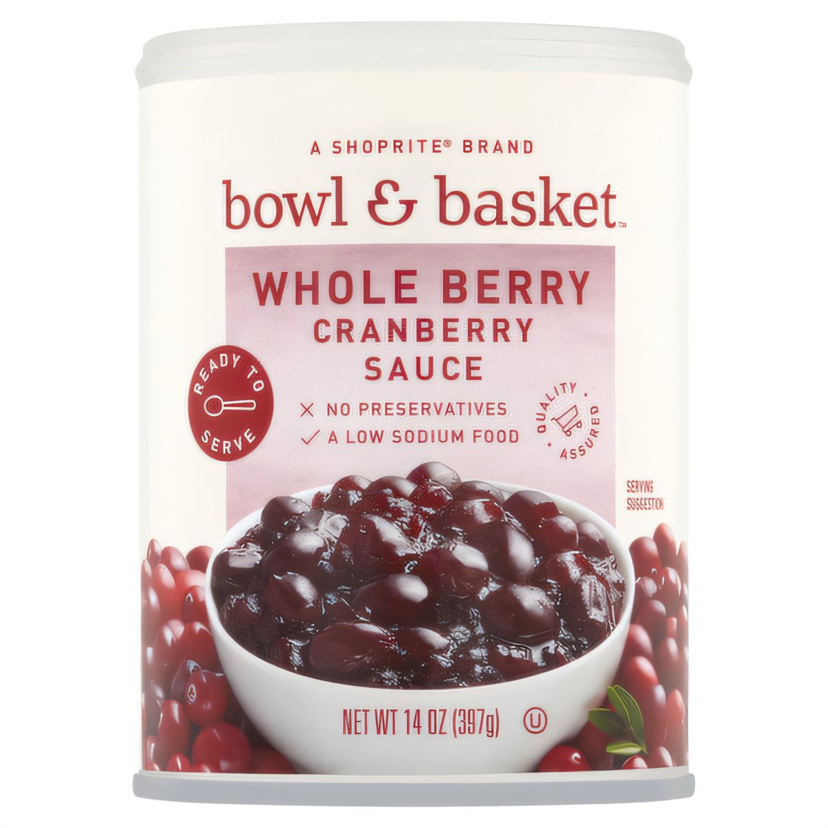 미국직구 Bowl & Basket 397g / Bowl & Basket Whole Berry Cranberry Sauce 397g 1