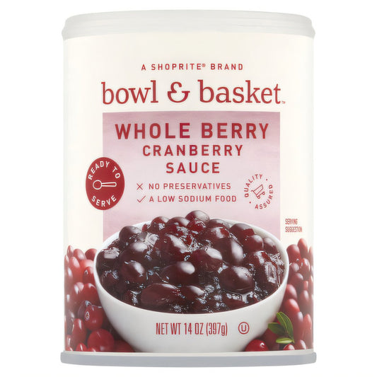 미국직구 Bowl & Basket 397g / Bowl & Basket Whole Berry Cranberry Sauce 397g 1
