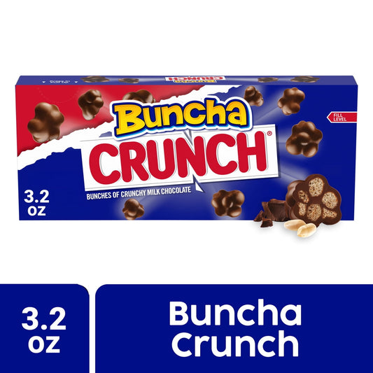 미국직구 Buncha CRUNCH 초콜릿 91g 2팩 / Buncha CRUNCH Candy, Pieces of Creamy Milk Chocolate with Crisped Ri 1