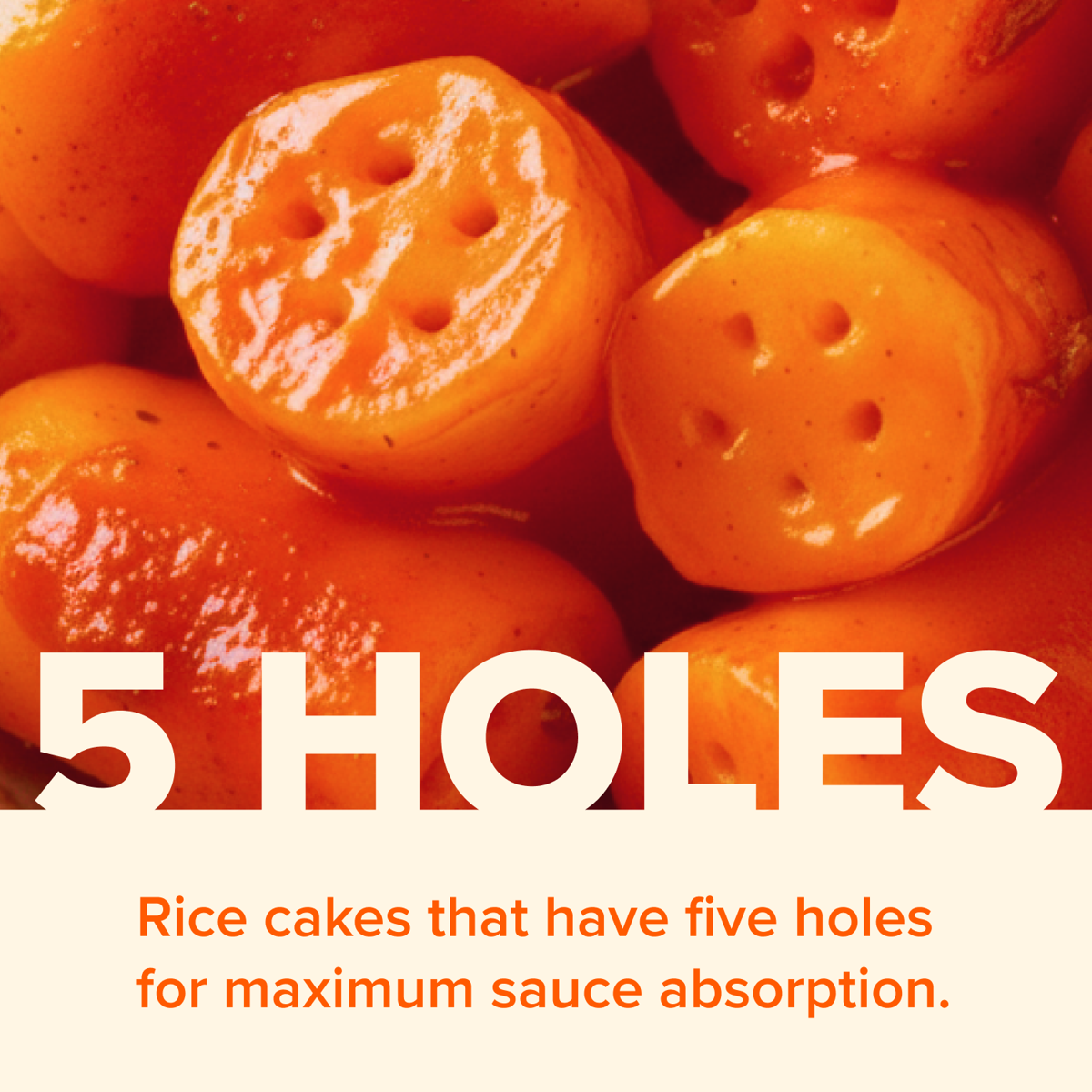 미국직구 Five Holes Topokki 112g 2팩 / Five Holes Topokki Sweet & Spicy Flavor, Instant Korean  2
