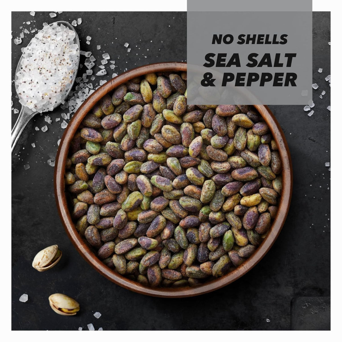 미국직구 원더풀 (5 pack)  Pistachios No Shells Sea Salt & Pepper Nuts, 11 Ounce Bag