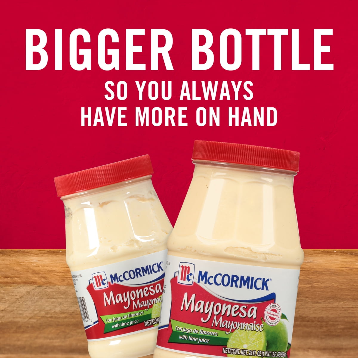 미국직구 McCormick Mayonesa 828ml / McCormick Mayonesa (Mayonnaise) With Lime Juice, 828ml Jar 2