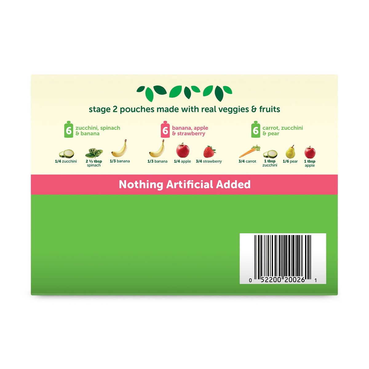 미국직구 Beech-Nut Veggies and 견과 99g 18팩 / Beech-Nut Veggies and Fruities Stage 2 Baby Food P 3