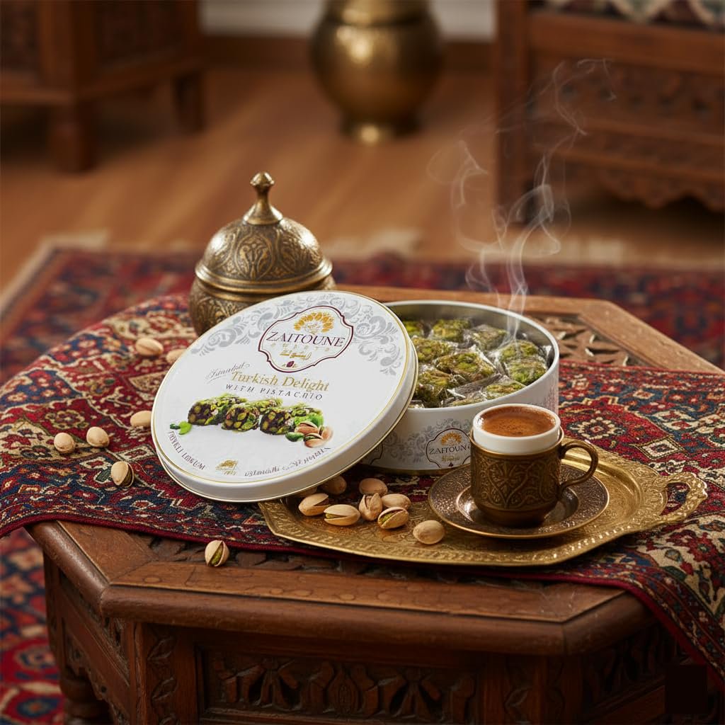미국직구 Zaitoune Turkish Delight 250g / Zaitoune Turkish Delight (Lokum), Pistachios, Individ 2