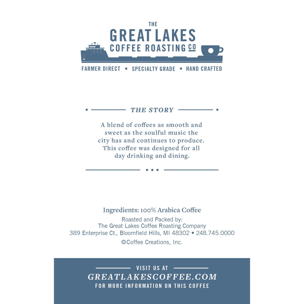 미국직구 Great Lakes Medium 커피 907g / Great Lakes Medium Roast Whole Bean Coffee, Motor City B 2